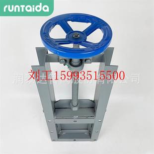 钢制通风气动浆液阀 厂家耐高温污水平板闸门 螺旋排渣手动插板阀