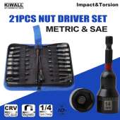 21件套强磁套筒套装 英制公制组合尺寸螺母套筒套装