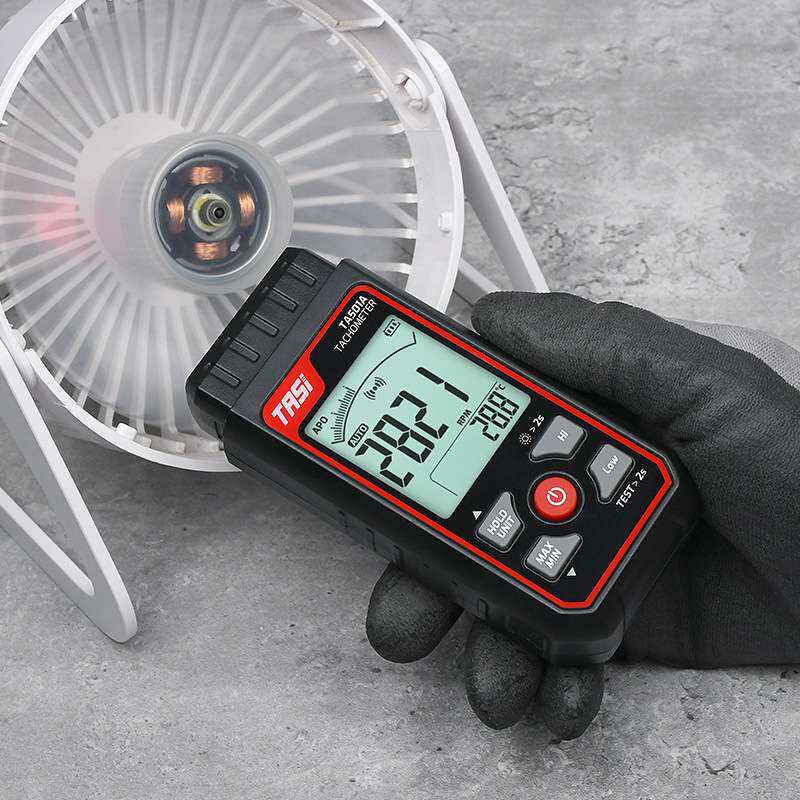 特安斯数字转速表TA501A数显光电式测速计电机仪器汽车马达转速计