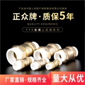 1寸水管逆止阀20 6分 25热熔单向阀水管配件 止回阀4 黄铜PPR立式