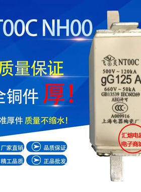 NT00C NTOOC R030C陶瓷熔断器熔芯660V 50KW保险管丝25A~125A