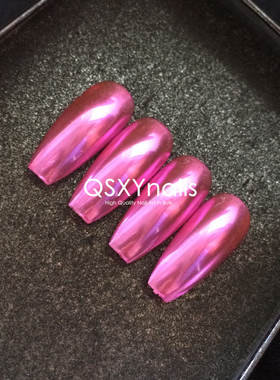 QSXYnails荧光深玫红糖果色镜面美甲魔镜粉【拍摄可能存在色差 】