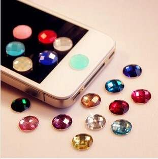 ÊÖ»ú°´¼üÌùÖ½iphone5s°´Å¥¶¹iphone6Ë®×ê×°ÊÎiphone4sÆ»¹ûhome¼ü