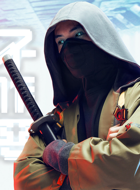 不作恶「刺客面罩」防霾运动面罩防风透气围脖机能风赛博朋克春夏