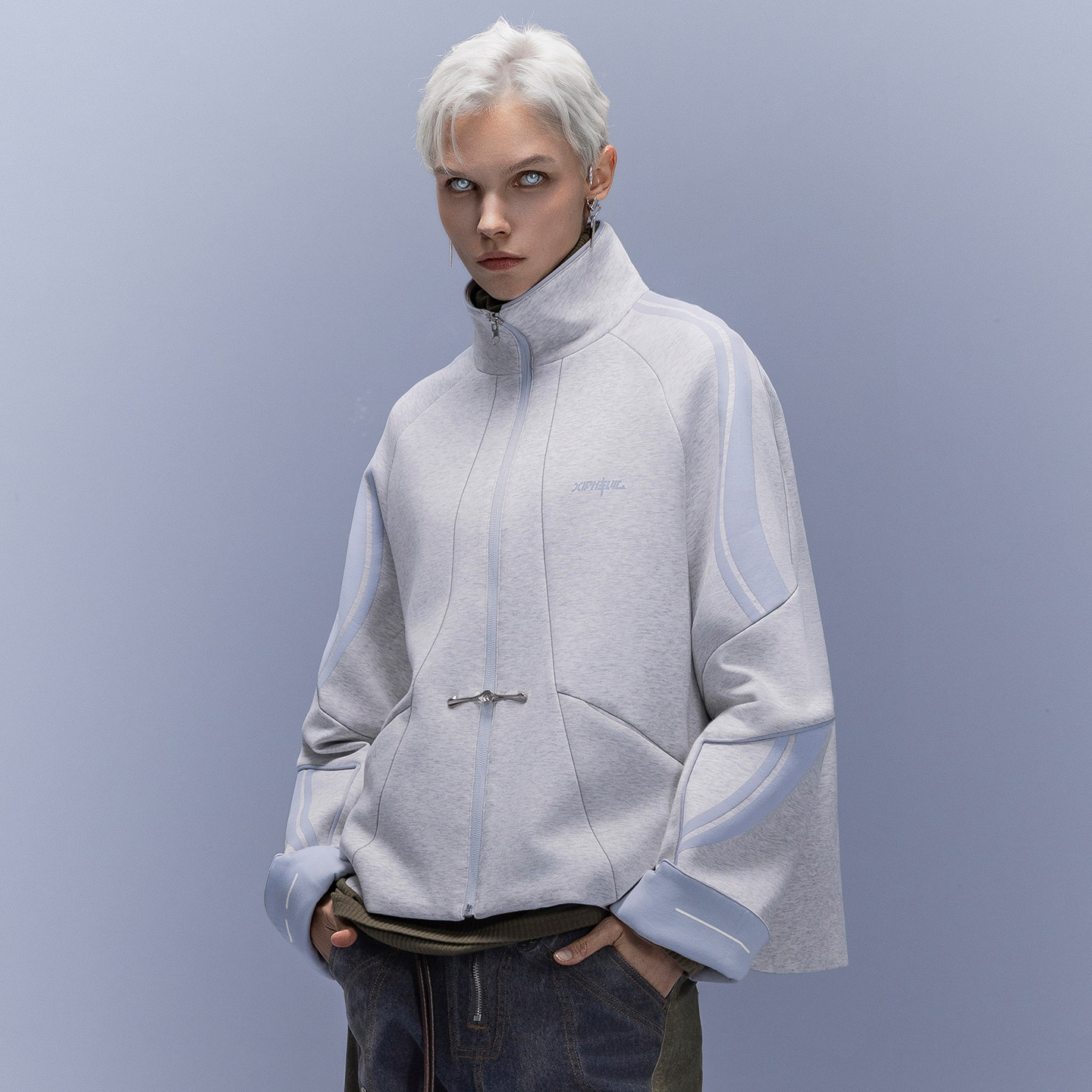 XIPHEVIL「游龙唐装_短款」新中式抗皱空气层高街赛博运动外套,男装,唐装,淘宝优惠券,粉丝福利购,淘宝优惠卷