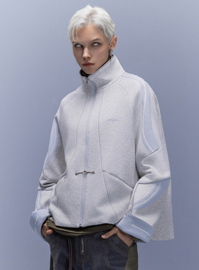 XIPHEVIL「游龙唐装_短款」新中式抗皱空气层高街赛博运动外套