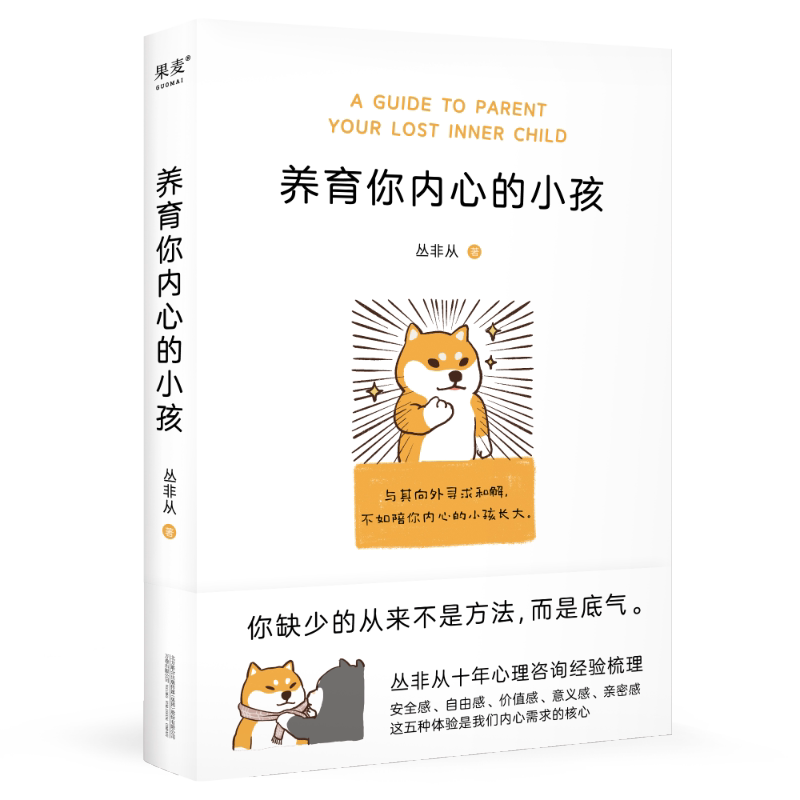 养育你内心的小孩 丛非从 如何与自己相处 大量真实咨询案例 直探内心真实需要 自我成长 心理自助 心理学 2040书店