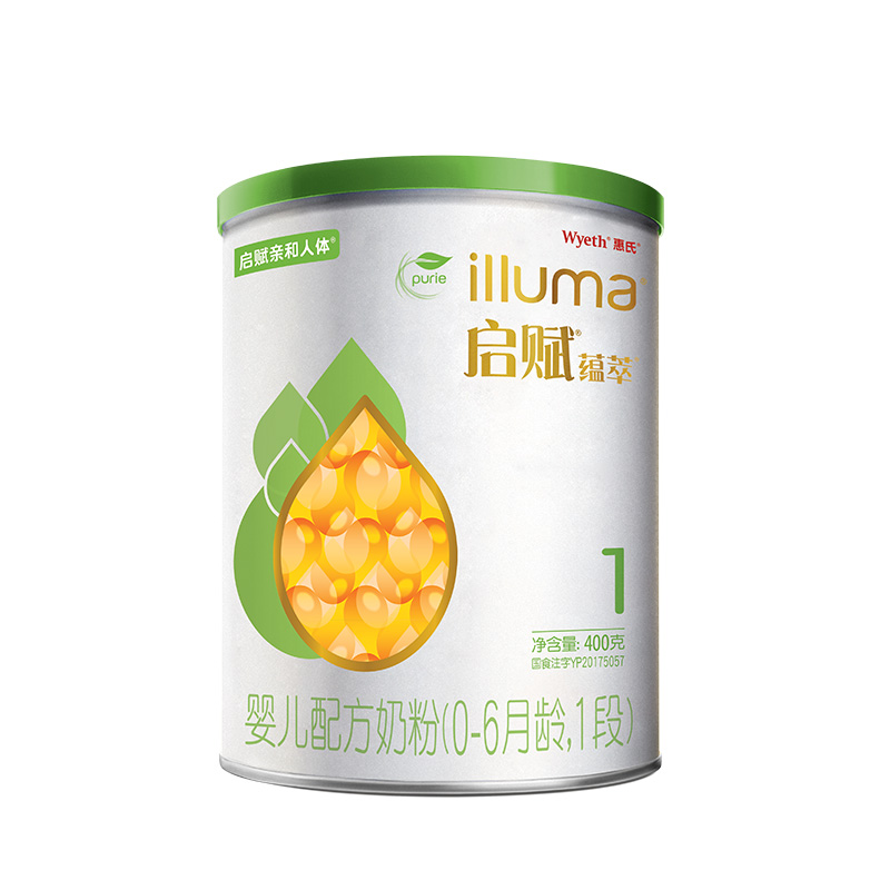 惠氏 启赋蕴萃1段400g 婴儿配方奶粉 0-6个月