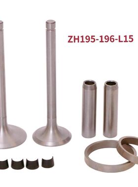 常柴常发沭河单缸水冷柴油机气门组件ZH195/196A气门四配套H14/16