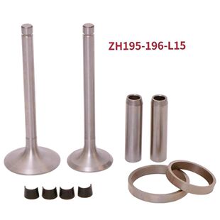 常柴常发沭河单缸水冷柴油机气门组件ZH195/196A气门四配套H14/16