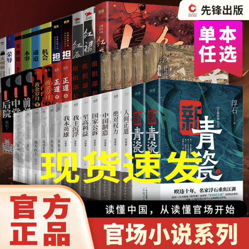 【新华先锋】新青瓷 机会 红瘦 担当 官场关系 政商关系 名家 官僚、社会各阶层错综复杂的关系 现当代都市职场长篇小说 官场小说