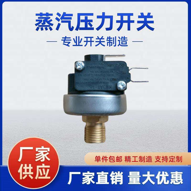 蒸汽奶泡机压力开关咖啡机熨烫锅炉设备用控制器可调启停IP54防护