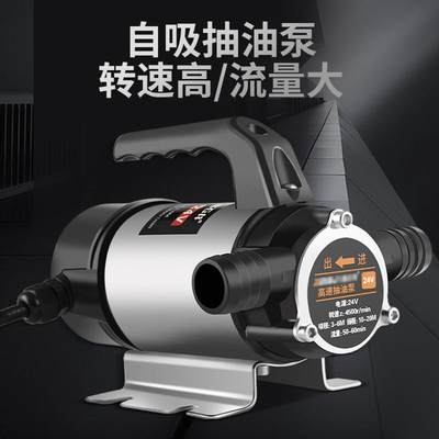 正反转电动抽油泵12V24V220V伏自吸泵抽水直流柴油泵加油机抽油器