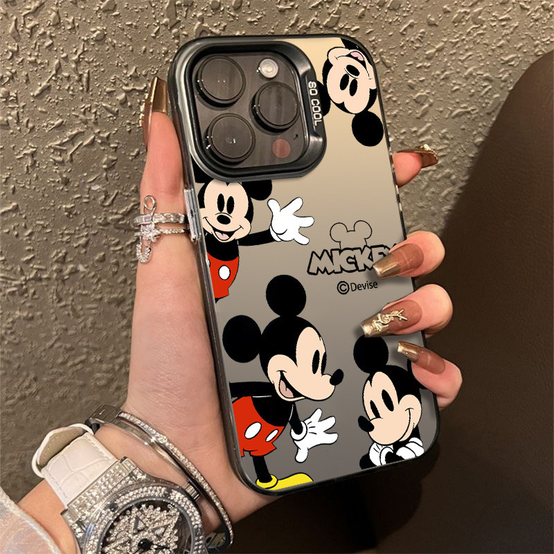 FANGG数码米老鼠适用苹果16手机壳15保护14软套iPhone13彩银12华为11全包xr三星Xs防摔pro男女ma