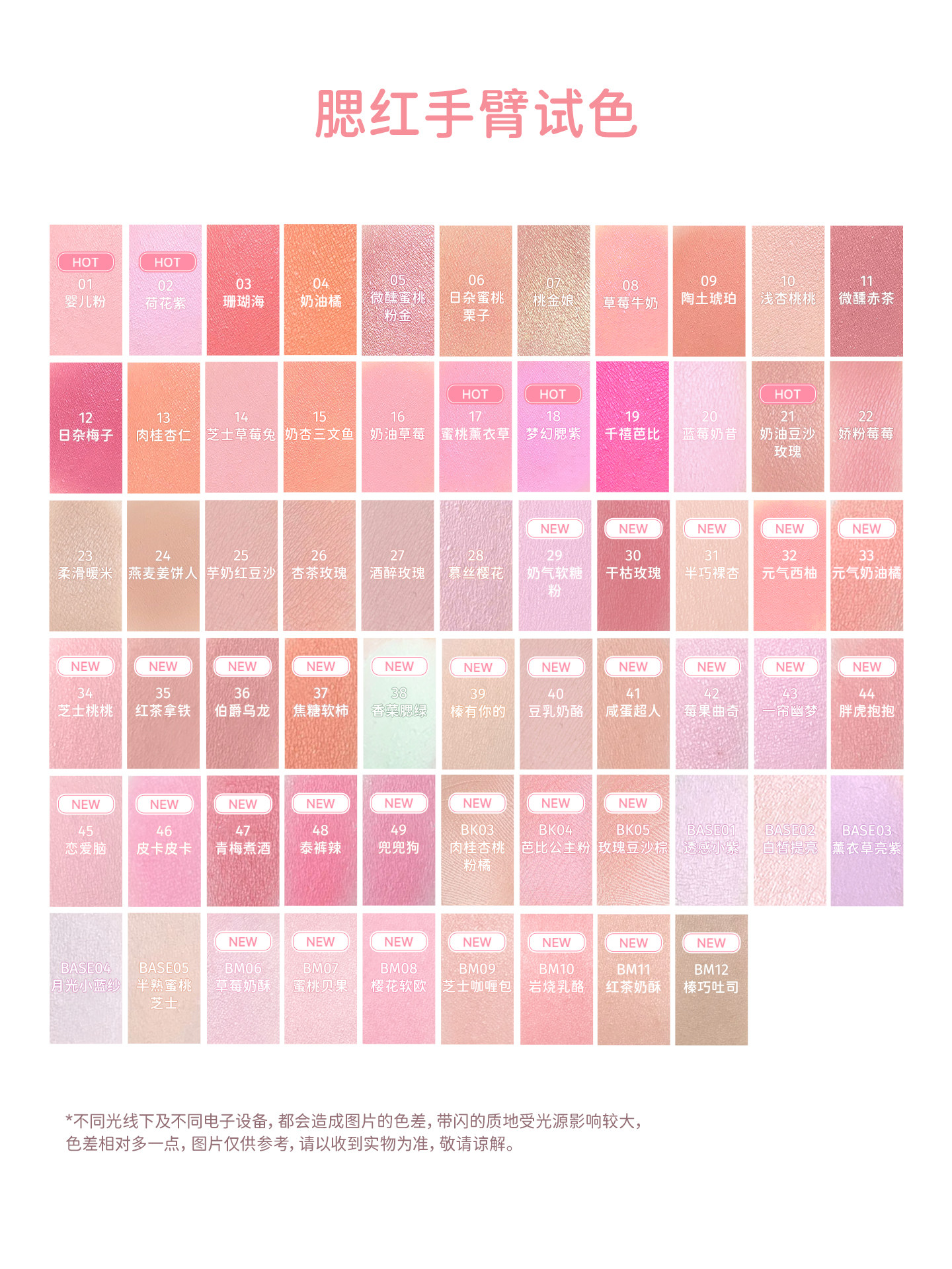Matte Soft Mist Blush Palette Blue Purple Brightening - Product image 5