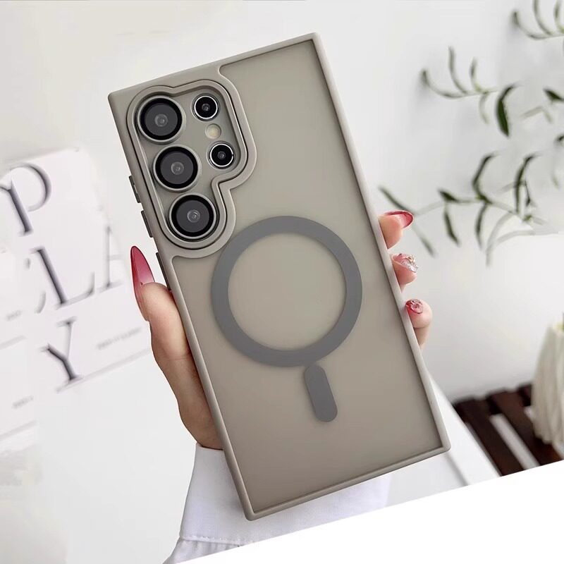 高品质适用三星s24ultra手机壳带镜头膜s23plus摄像头全包s25u磨砂肤感s24磁吸s23u防摔s22u高级感s24+外壳