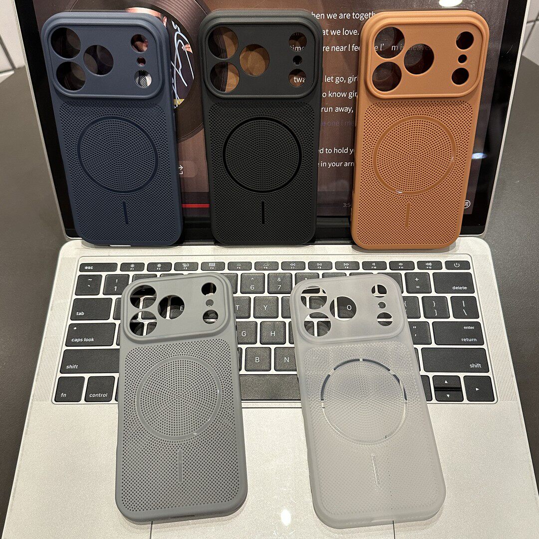 散热超薄蜂窝秒变17大视窗适用iPhone16promax手机壳15精孔透气14夏季镂空防摔13透明12软壳硅胶plus保护套