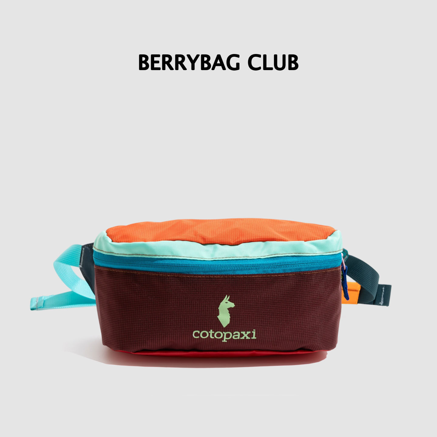 羊驼多巴胺撞色腰包男女大容量便携户外运动胸包3L多功能斜挎包包