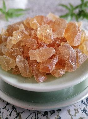 纯甘蔗黄冰糖5斤多晶老冰糖正宗云南散装小粒冰糖熬煮阿胶甜品