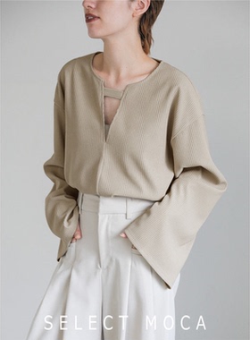 SELECTMOCA v领特别设计日系时尚百搭长袖女装日本直邮30001384