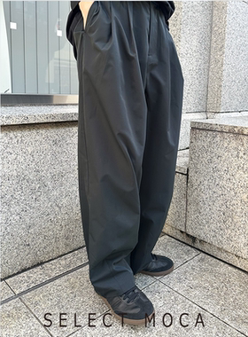 selectMOCAby SON 气球廓形打褶阔腿裤