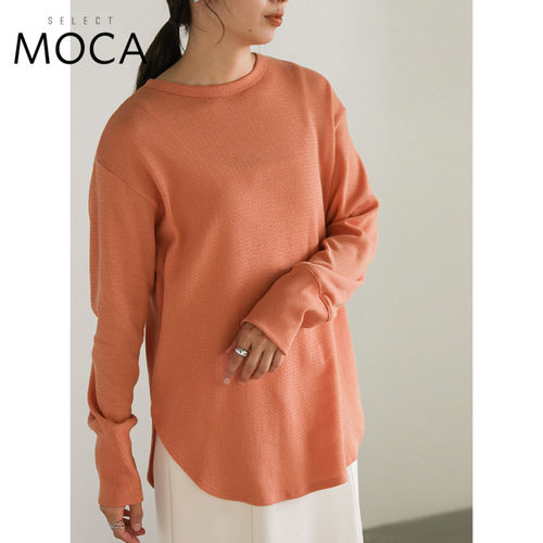 MOCA新款圆领打底卫衣