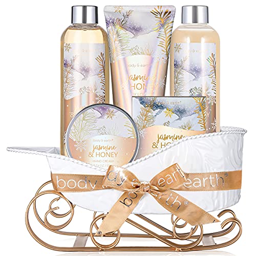 bath and body gift set - body & earth spa set gifts for wome