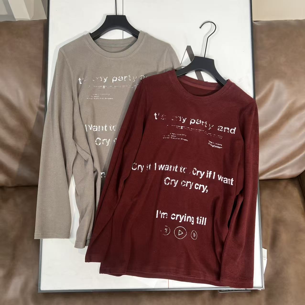 老板娘美林丨哭哭羊脂玉丨可机洗无静电丨长68 新款上衣Q250781