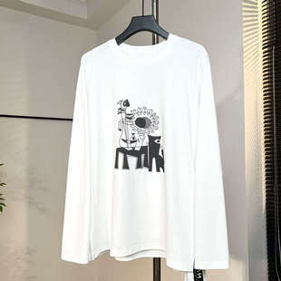 新款 长65 印花上衣260059 老板娘美林