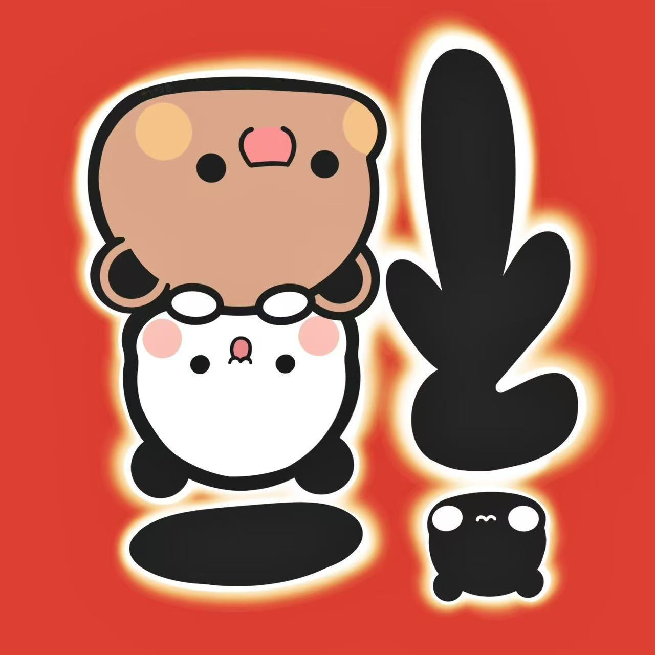 2026马年福倒一二布布福字贴装饰入户门门贴卡通春节过年贴纸春联