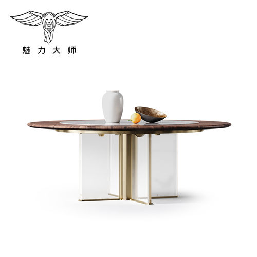 魅力大师意式极简电动餐桌天