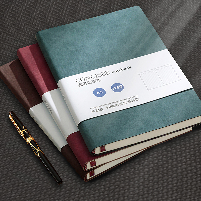 笔记本子A5定制烫金LOGO