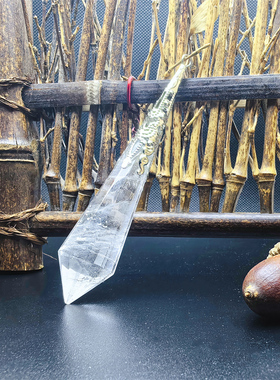 天使之翼创意翅膀挂链紫白粉水晶吊坠粉蛋白黑耀手作原石项链摆件