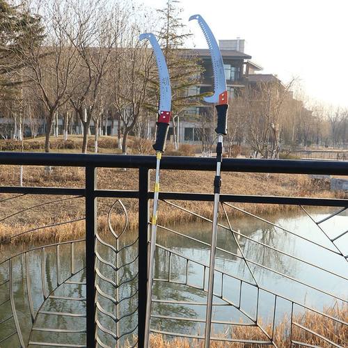 不锈钢伸缩杆多功能德国品质高枝锯园林果树锯子树枝据加长杆高空