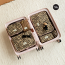 Moreover豹纹旅行收纳袋出差收纳包内衣衣物化妆品分装 袋防水