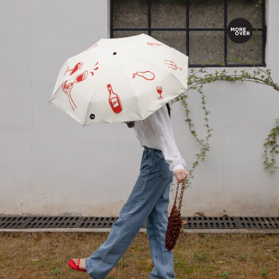 moreover 时未遮阳伞折叠太阳伞防晒遮阳伞ins晴雨两用防紫外线