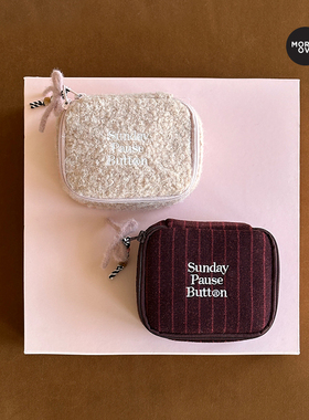 MOREOVER菲娅首饰收纳包洗漱包便携化妆包护肤收纳手提旅行包新年