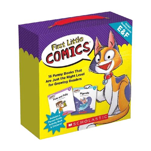 【正版书籍】梦想童趣城 First Little Comics Parent Pack Levels 英文原版