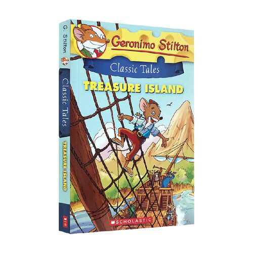 英文原版 Geronimo Stilton Classics Treasure Island 老鼠记者 金银岛