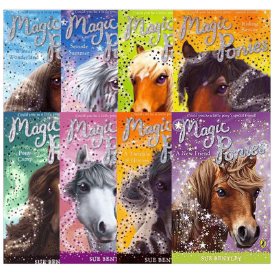 【正版书籍】英文原版 Magic Ponies套装8册 魔法小马