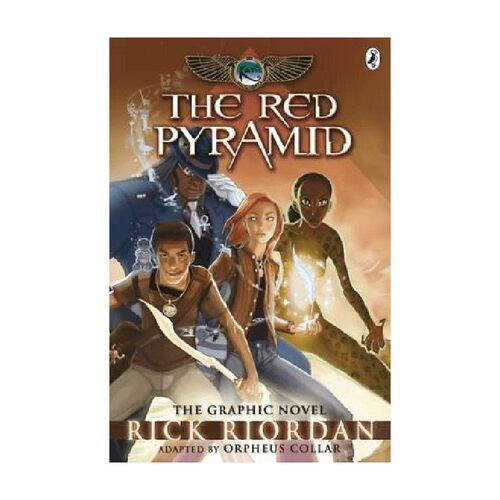英文原版 The Red Pyramid The Graphic Novel  The Kane Chronicles Book 1 埃及守护神系列1 凯恩与邪神之塔