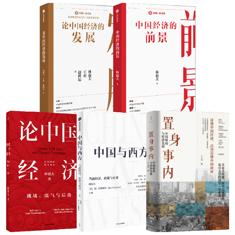 【正版书籍】中国经济发展解读套装5册 林毅夫 著 经济 国内大循环 经济理论 解读中国经济