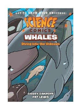 【正版书籍】英文原版 Science Comics  Whales 科学漫画 鲸鱼