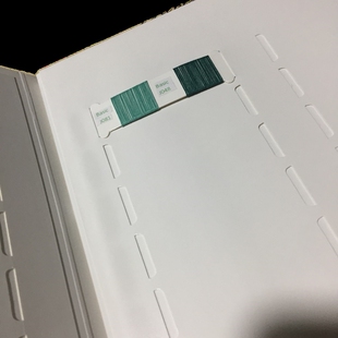 面料插卡样本针织色卡里布样品本纱线本子装订空白样卡本定制定做