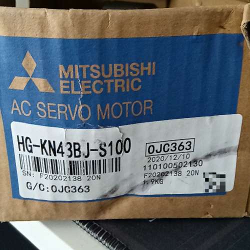 议价伺服电机HG-KN43J-S100，400W功率，原议价
