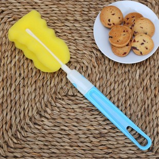 家用海绵杯刷清洗神器奶瓶水杯清洁刷子加长可拆卸刷杯子洗杯刷