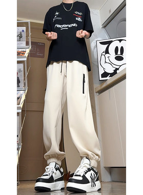 GBOY studio东京衣柜兔先森男装净化眼球nuthink高品质冰丝休闲裤