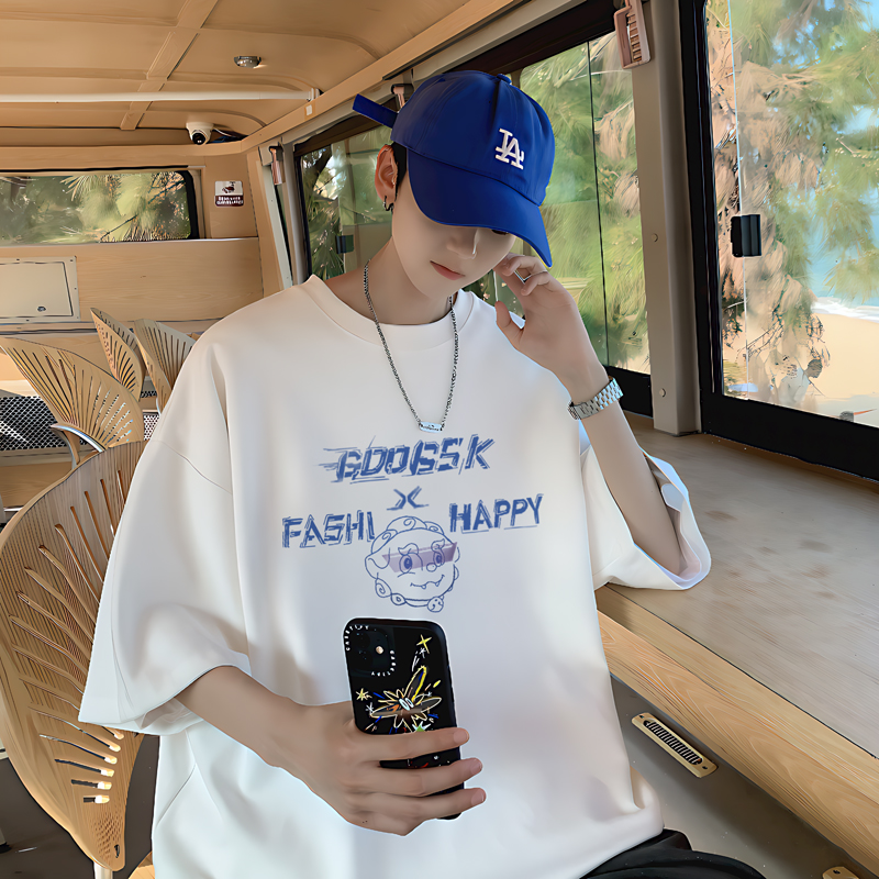 GBOY studio亿万少年徐洛淇工作室bdls无界纯棉短袖T恤宽松体恤衫