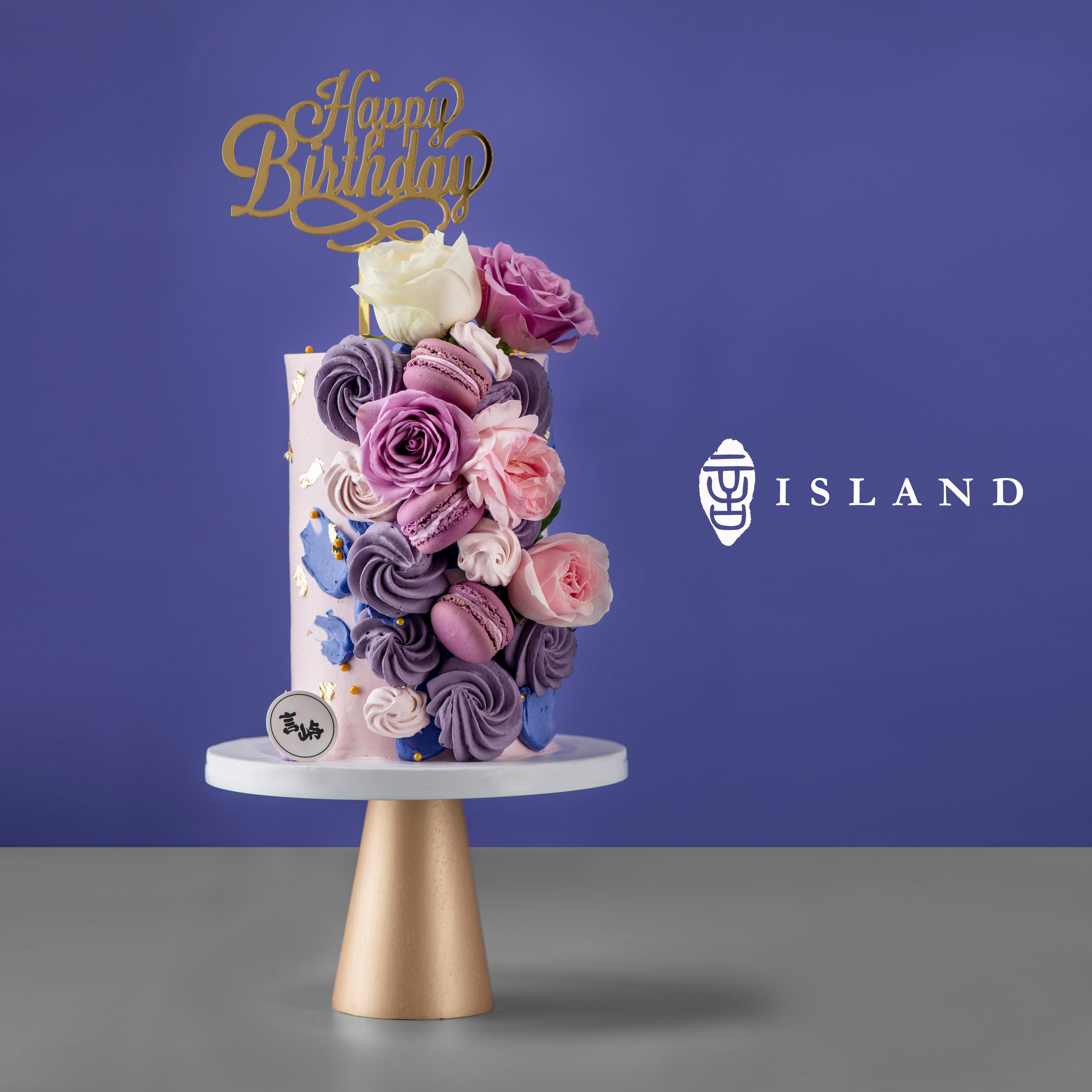 言屿 y·island 个性加高创意鲜花艺术生日蛋糕 成都同城配送 a06