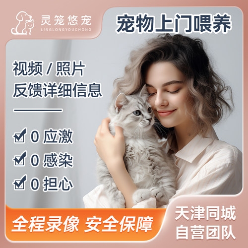 灵笼悠宠天津喂猫遛狗上门服务